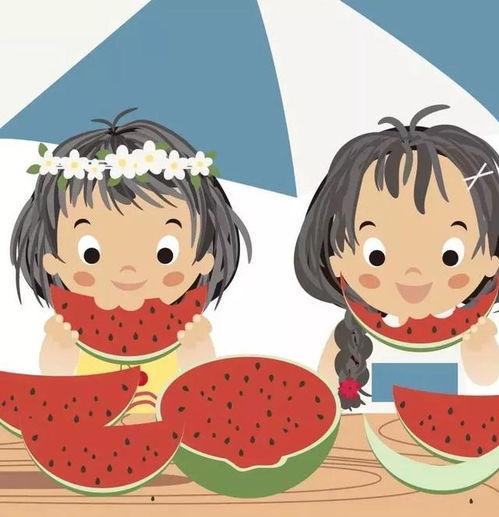 卡通头像女吃瓜,趣味横生瞬间捕捉