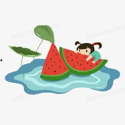 吃瓜可爱图文大全,趣味横生的视觉盛宴